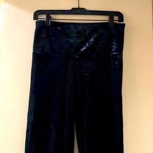 Black Velvet leggings